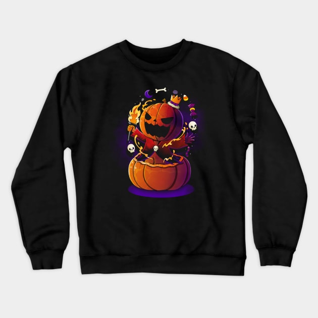 Pumpking Crewneck Sweatshirt by Vallina84